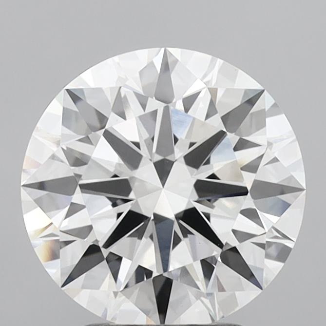 3.22 Carat Round Shaped, Ideal Cut, E Color, VVS2 Clarity, IGI Certified Lab Grown Diamond