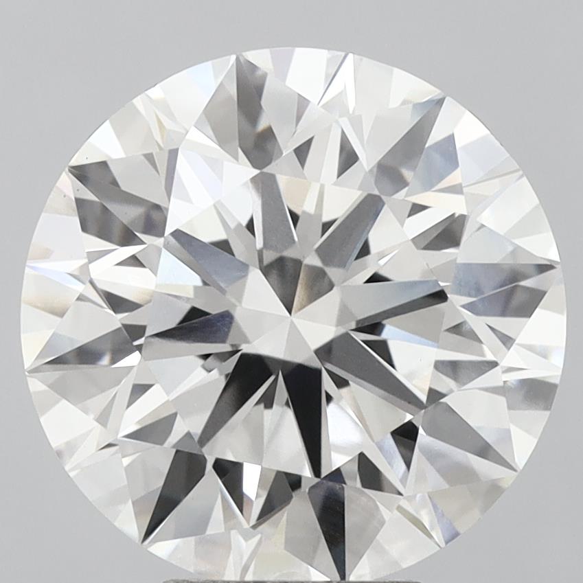 7.07 Carat Round Shaped, Ideal Cut, F Color, VVS2 Clarity, IGI Certified Lab Grown Diamond