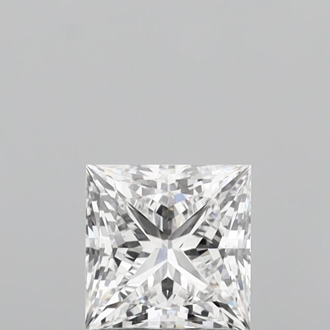 1.03 Carat Princess Shaped, Ideal Cut, E Color, VVS1 Clarity, IGI Certified Lab Grown Diamond
