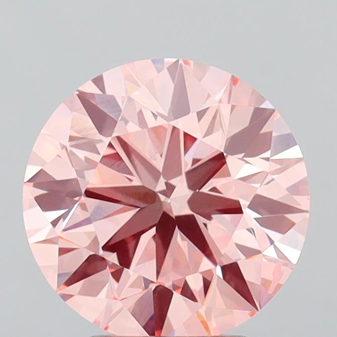 2.95 Carat Round Shaped, Very Good Cut, VVS2 Clarity, IGI Certified Lab Grown Diamond