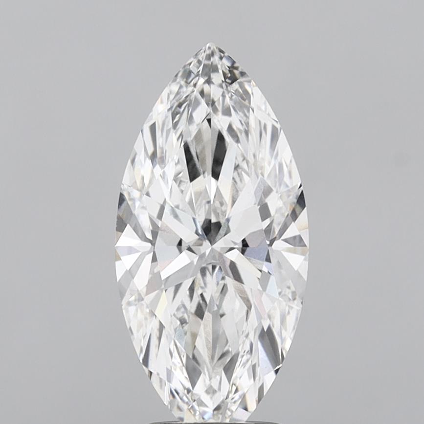 2.59 Carat Marquise Shaped, Ideal Cut, E Color, VVS2 Clarity, IGI Certified Lab Grown Diamond