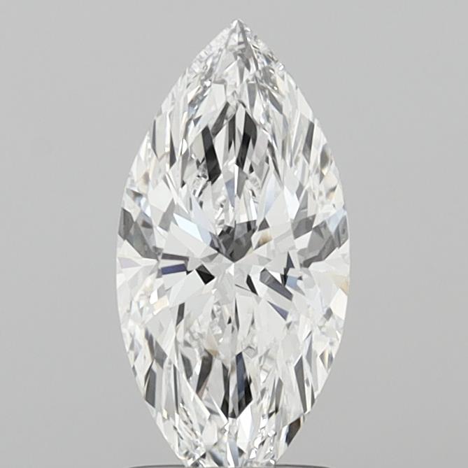 1.21 Carat Marquise Shaped, Ideal Cut, D Color, VVS1 Clarity, IGI Certified Lab Grown Diamond