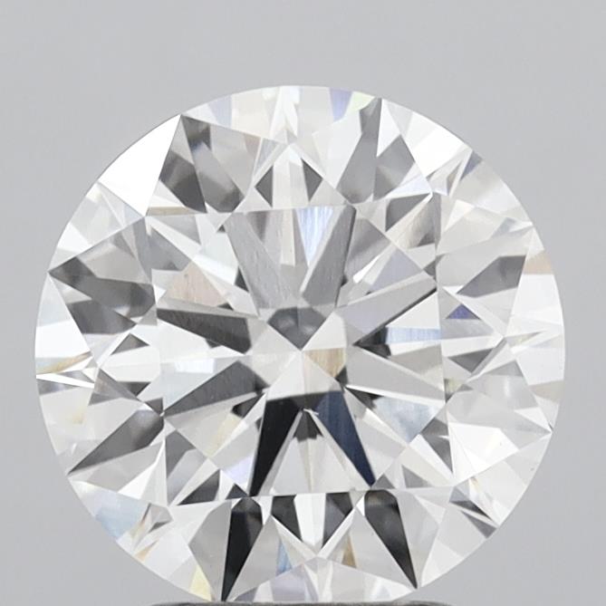 3.01 Carat Round Shaped, Ideal Cut, F Color, VVS2 Clarity, IGI Certified Lab Grown Diamond