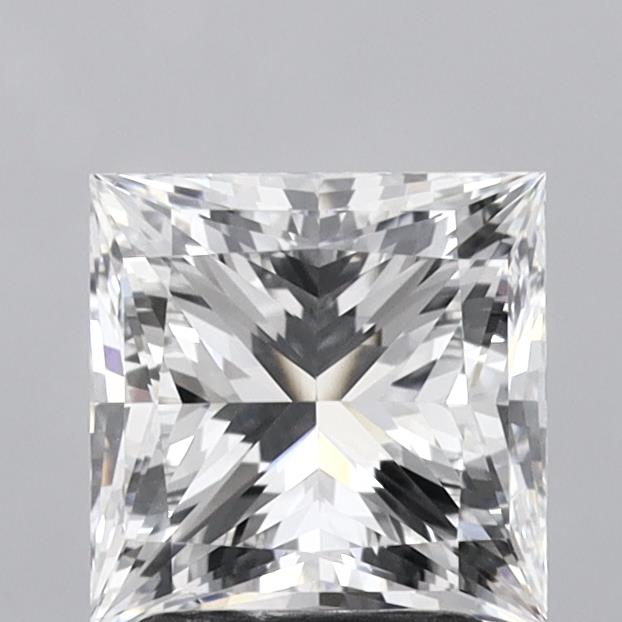 2.45 Carat Princess Shaped, Very Good Cut, E Color, VVS2 Clarity, IGI Certified Lab Grown Diamond