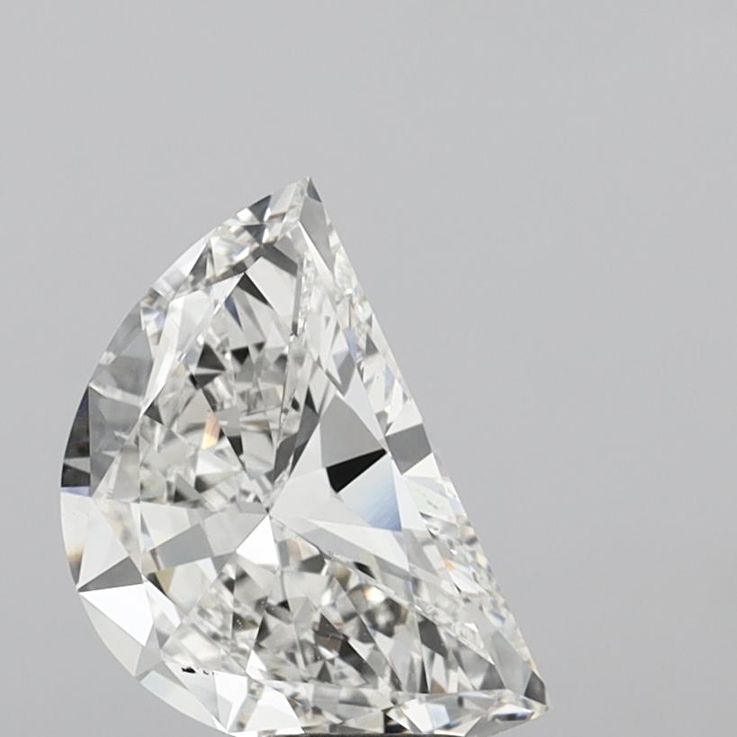 4.09 Carat Half Moon Shaped, Very Good Cut, G Color, VS1 Clarity, IGI Certified Lab Grown Diamond