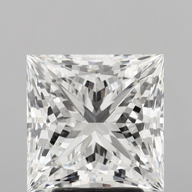 4.05 Carat Princess Shaped, Ideal Cut, E Color, VS1 Clarity, IGI Certified Lab Grown Diamond