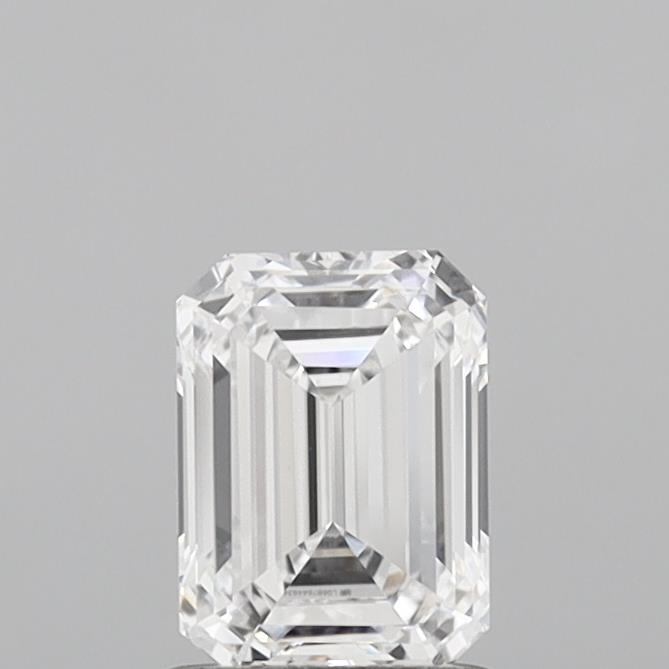 1.13 Carat Emerald Shaped, Ideal Cut, D Color, IF Clarity, IGI Certified Lab Grown Diamond