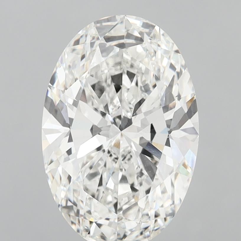 8.57 Carat Oval Shaped, Ideal Cut, F Color, VVS2 Clarity, IGI Certified Lab Grown Diamond
