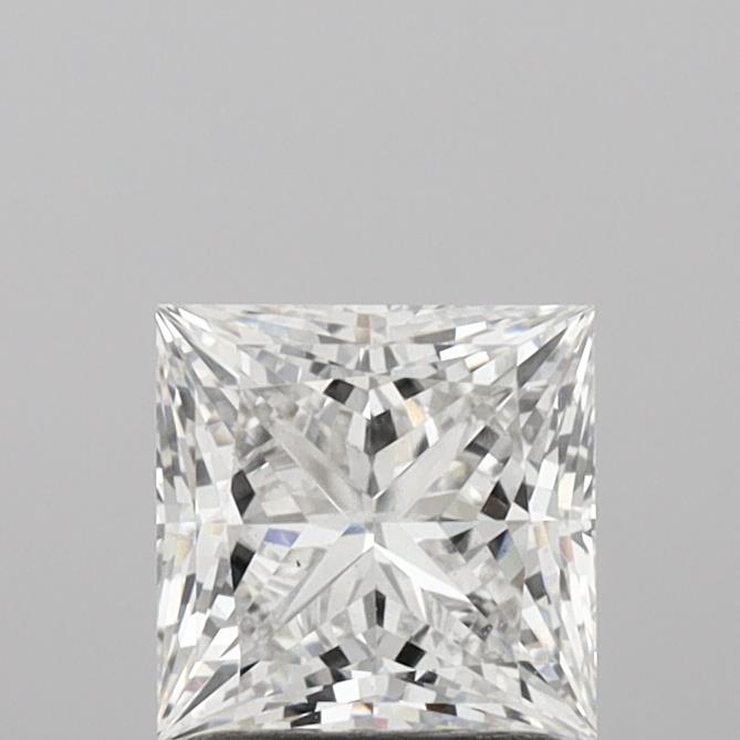 1.60 Carat Princess Shaped, Ideal Cut, G Color, VS2 Clarity, IGI Certified Lab Grown Diamond