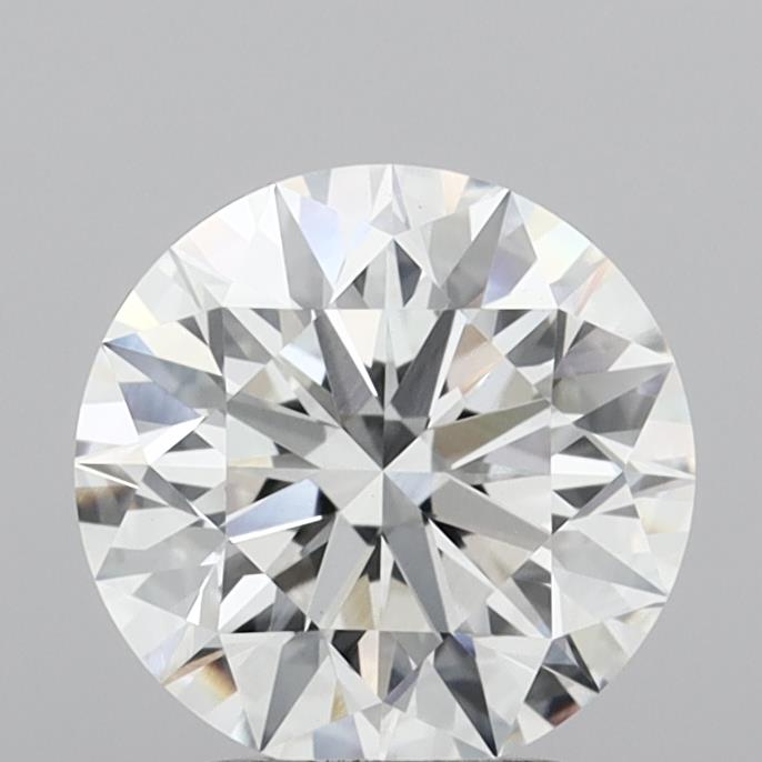 2.65 Carat Round Shaped, Ideal Cut, E Color, VVS2 Clarity, IGI Certified Lab Grown Diamond