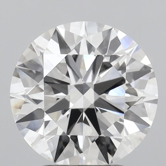 3.06 Carat Round Shaped, Ideal Cut, F Color, VVS2 Clarity, IGI Certified Lab Grown Diamond