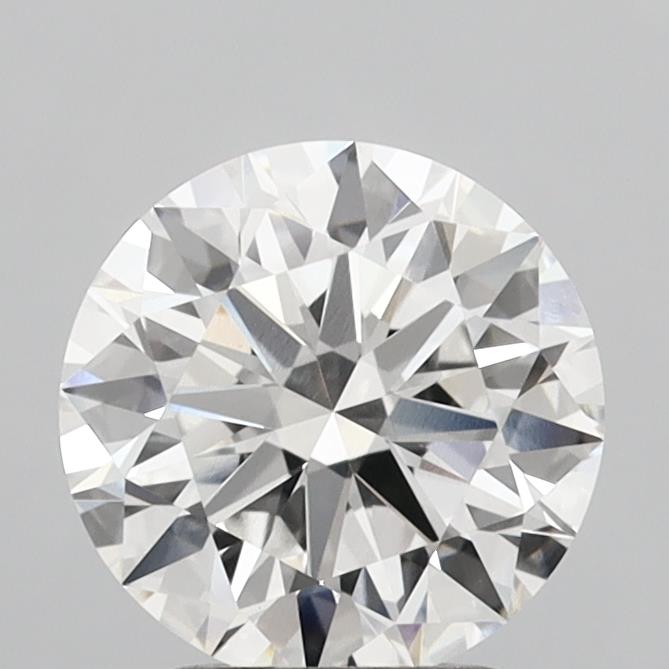 2.51 Carat Round Shaped, Excellent Cut, F Color, VVS2 Clarity, IGI Certified Lab Grown Diamond