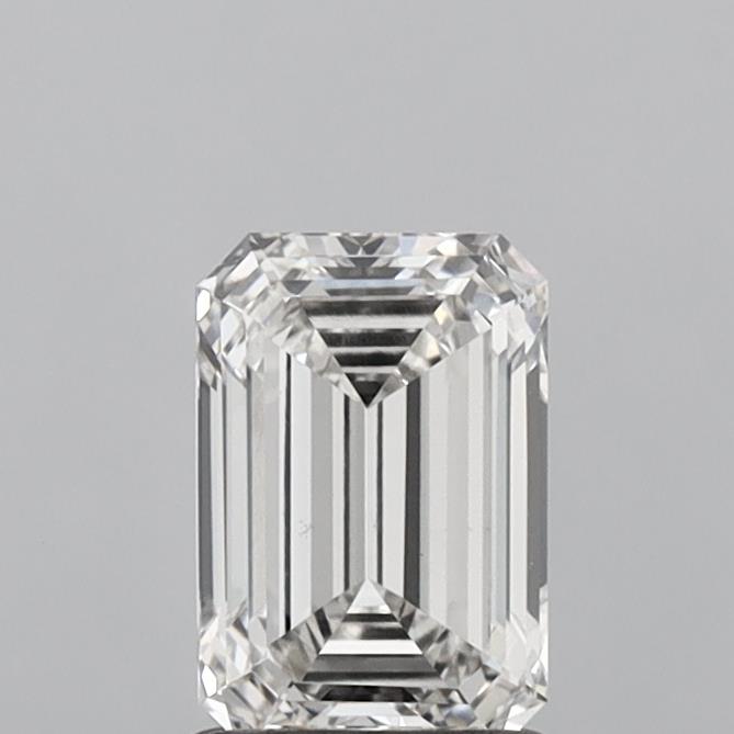1.37 Carat Emerald Shaped, Ideal Cut, G Color, VS1 Clarity, IGI Certified Lab Grown Diamond