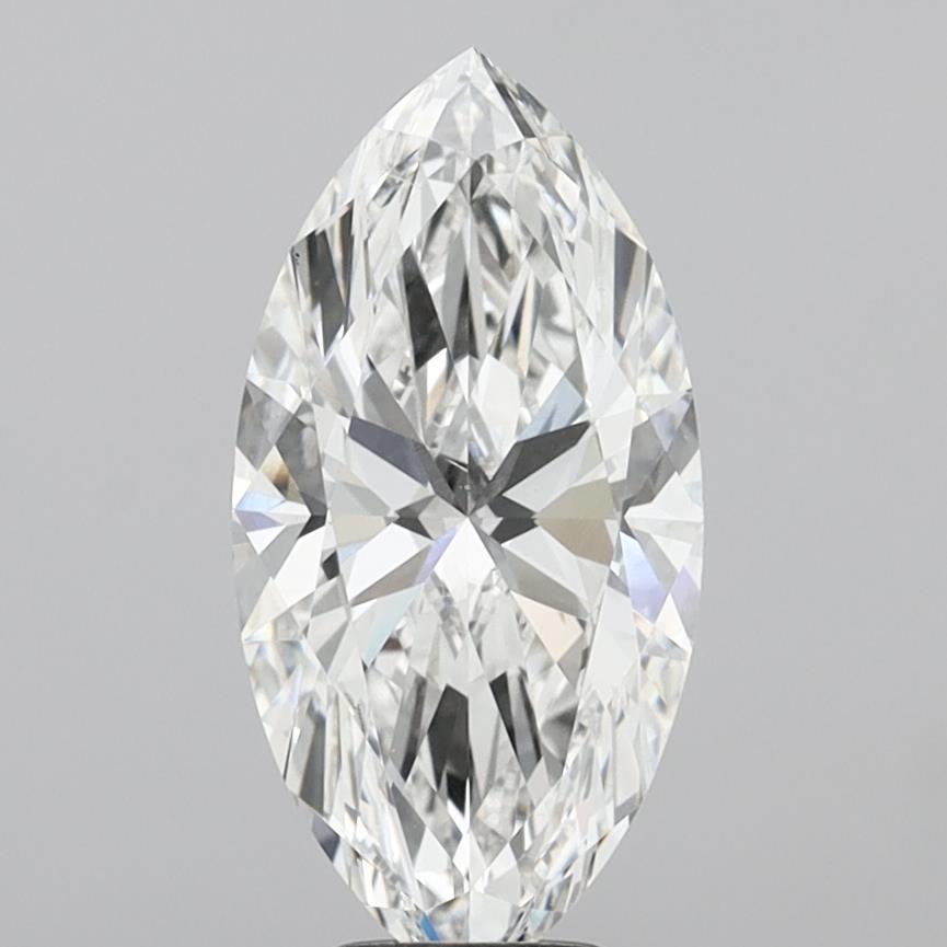 5.07 Carat Marquise Shaped, Ideal Cut, E Color, VS1 Clarity, IGI Certified Lab Grown Diamond