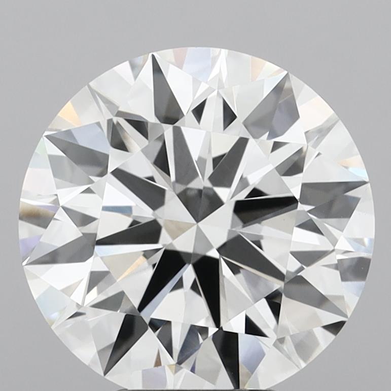 5.24 Carat Round Shaped, Ideal Cut, E Color, VVS2 Clarity, IGI Certified Lab Grown Diamond