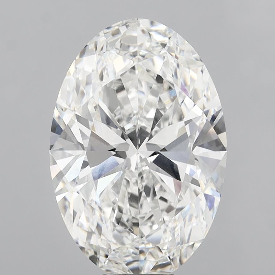 9.04 Carat Oval Shaped, Ideal Cut, F Color, VVS2 Clarity, IGI Certified Lab Grown Diamond