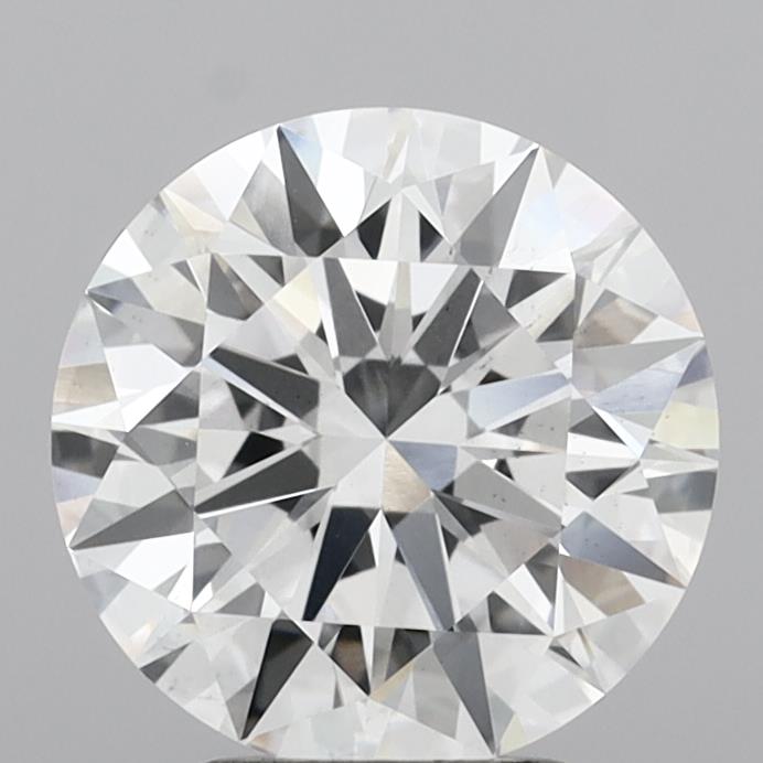 3.43 Carat Round Shaped, Ideal Cut, E Color, VS1 Clarity, IGI Certified Lab Grown Diamond