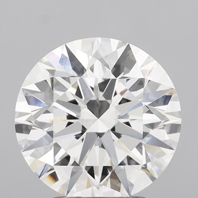 2.80 Carat Round Shaped, Ideal Cut, E Color, VVS2 Clarity, IGI Certified Lab Grown Diamond