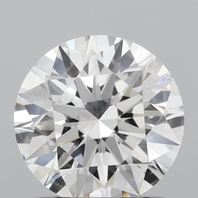 1.06 Carat Round Shaped, Ideal Cut, D Color, VVS2 Clarity, IGI Certified Lab Grown Diamond
