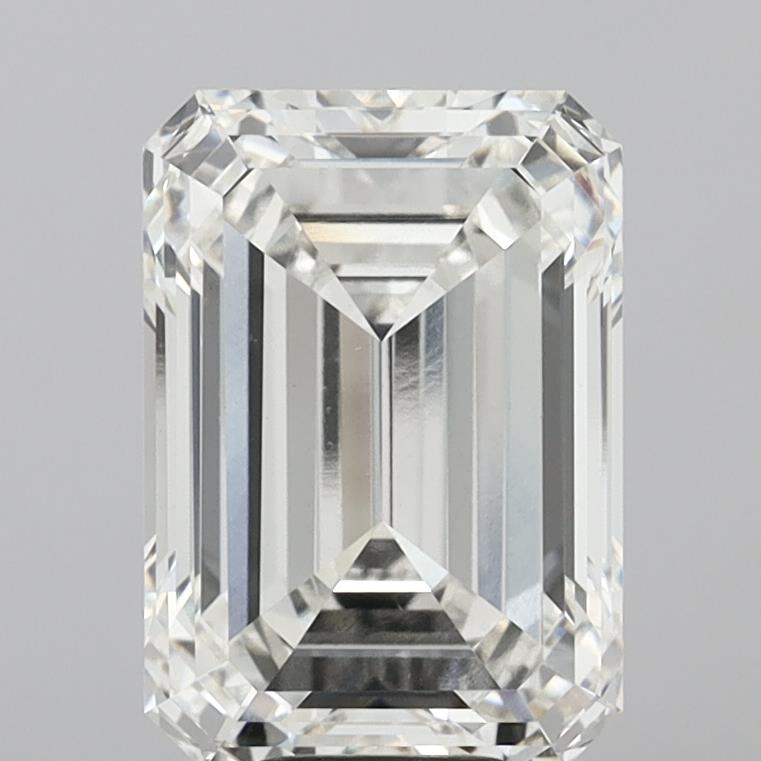 9.10 Carat Emerald Shaped, Ideal Cut, G Color, VVS2 Clarity, IGI Certified Lab Grown Diamond