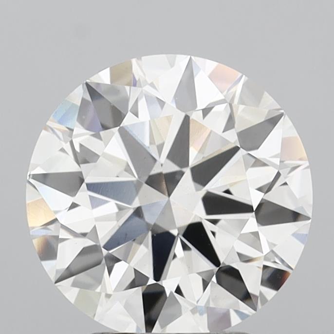 3.02 Carat Round Shaped, Ideal Cut, F Color, VS1 Clarity, IGI Certified Lab Grown Diamond