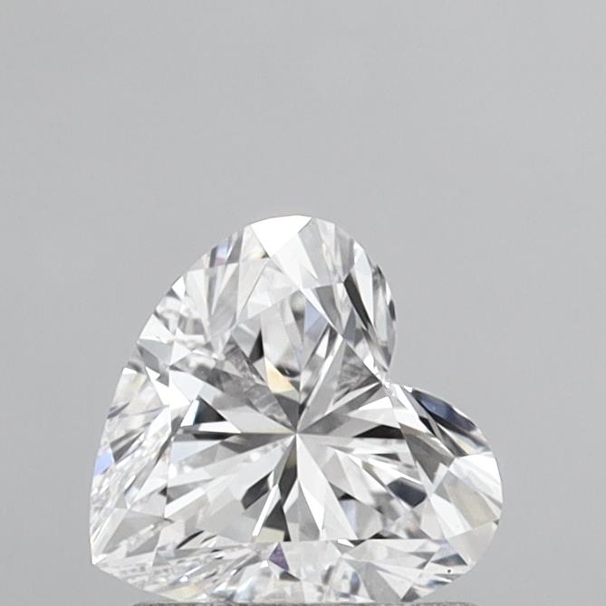 1.17 Carat Heart Shaped, Ideal Cut, D Color, VS1 Clarity, IGI Certified Lab Grown Diamond