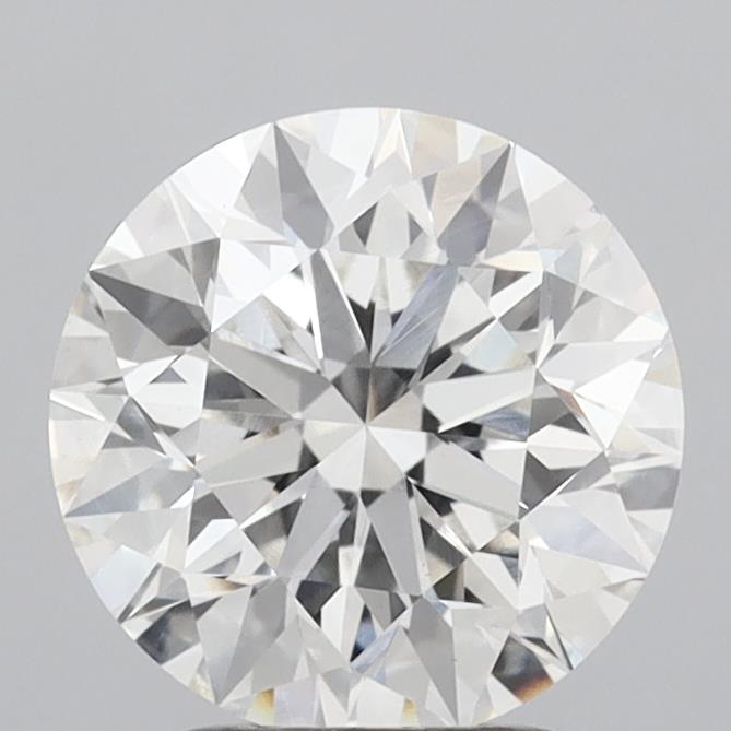 3.05 Carat Round Shaped, Very Good Cut, G Color, VVS2 Clarity, IGI Certified Lab Grown Diamond