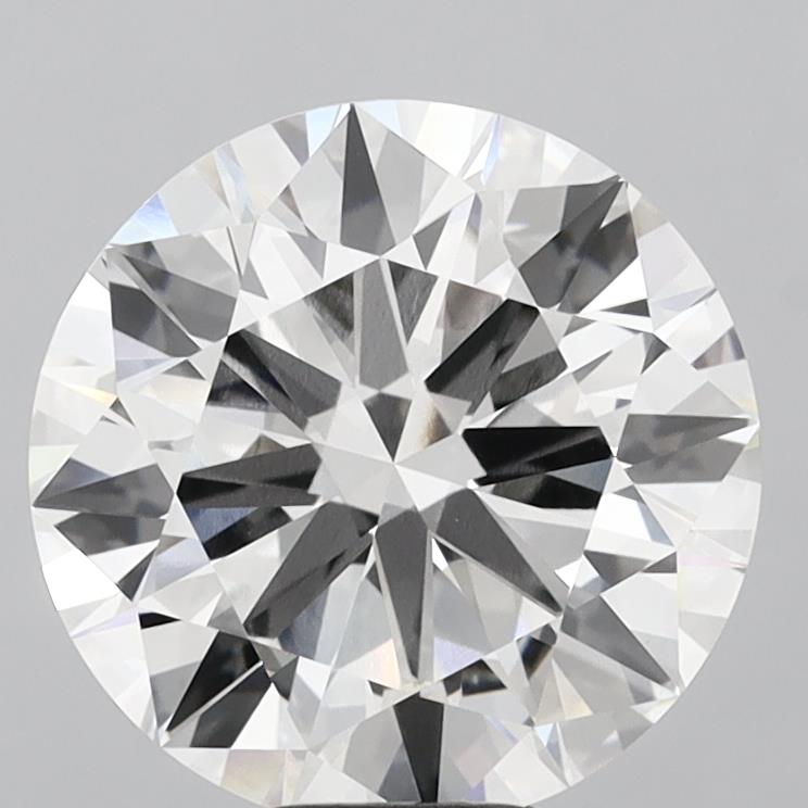 10.00 Carat Round Shaped, Excellent Cut, F Color, VVS2 Clarity, IGI Certified Lab Grown Diamond