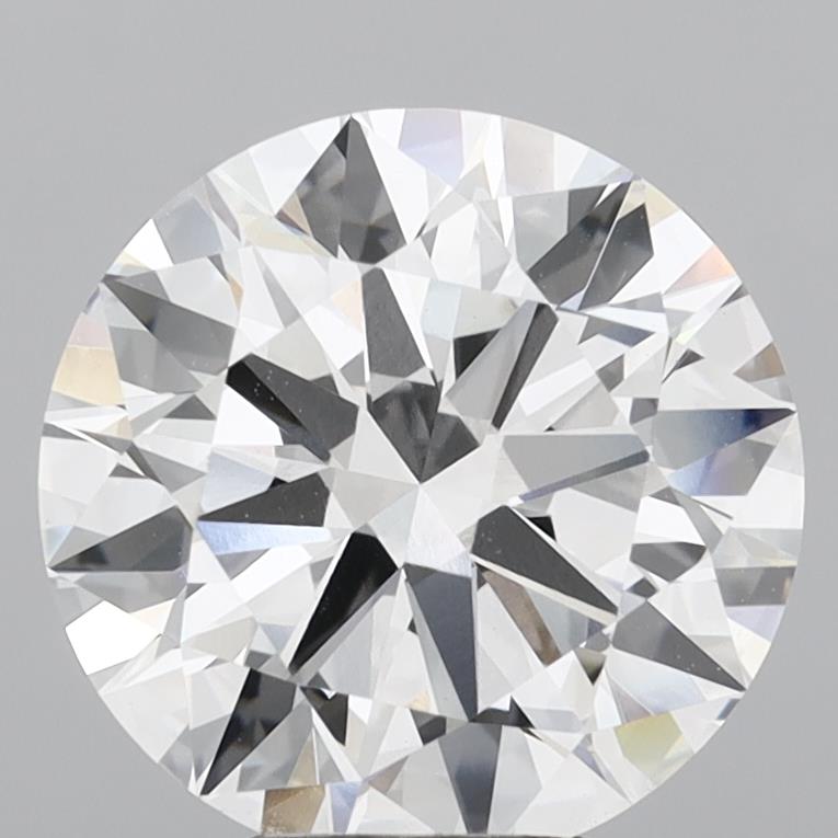 5.09 Carat Round Shaped, Excellent Cut, E Color, VVS2 Clarity, IGI Certified Lab Grown Diamond