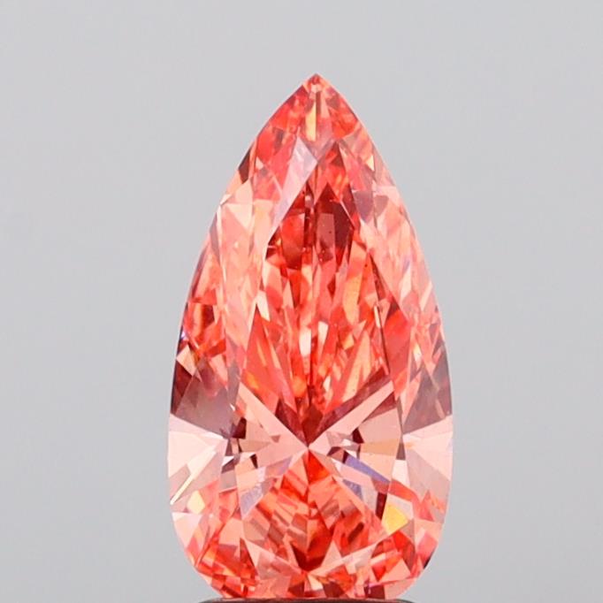 2.02 Carat Pear Shaped, Ideal Cut, VS2 Clarity, IGI Certified Lab Grown Diamond