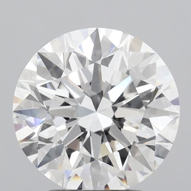 3.03 Carat Round Shaped, Excellent Cut, E Color, VVS2 Clarity, IGI Certified Lab Grown Diamond