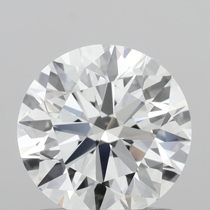 1.09 Carat Round Shaped, Ideal Cut, D Color, VVS2 Clarity, IGI Certified Lab Grown Diamond