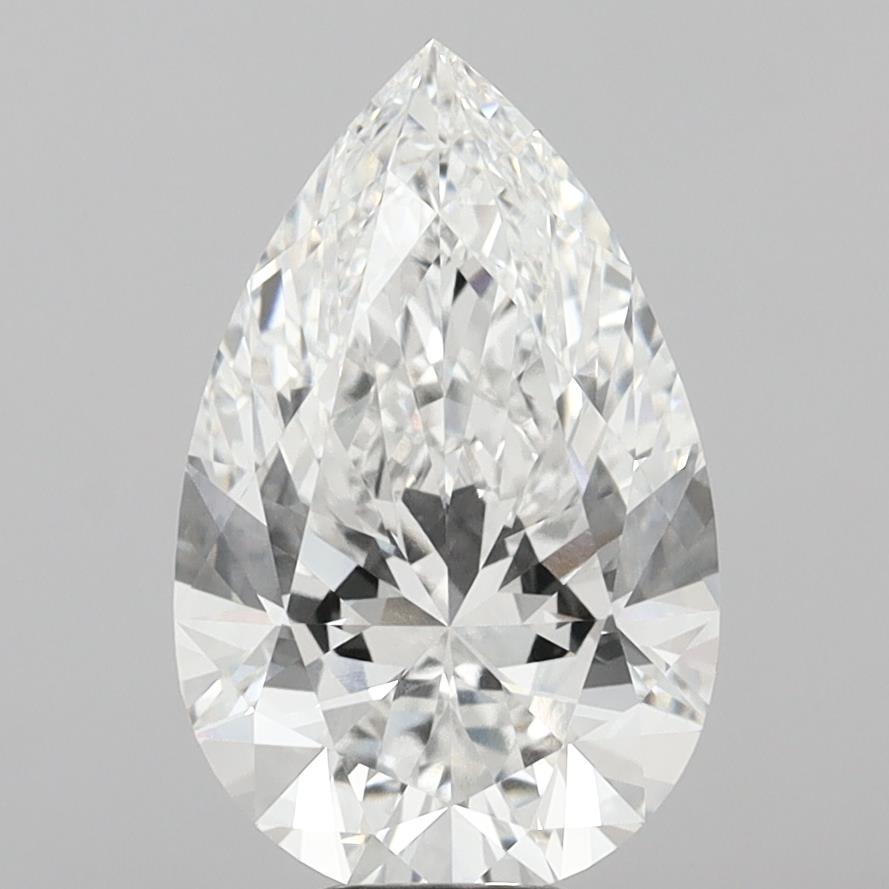 8.09 Carat Pear Shaped, Ideal Cut, E Color, VVS1 Clarity, IGI Certified Lab Grown Diamond