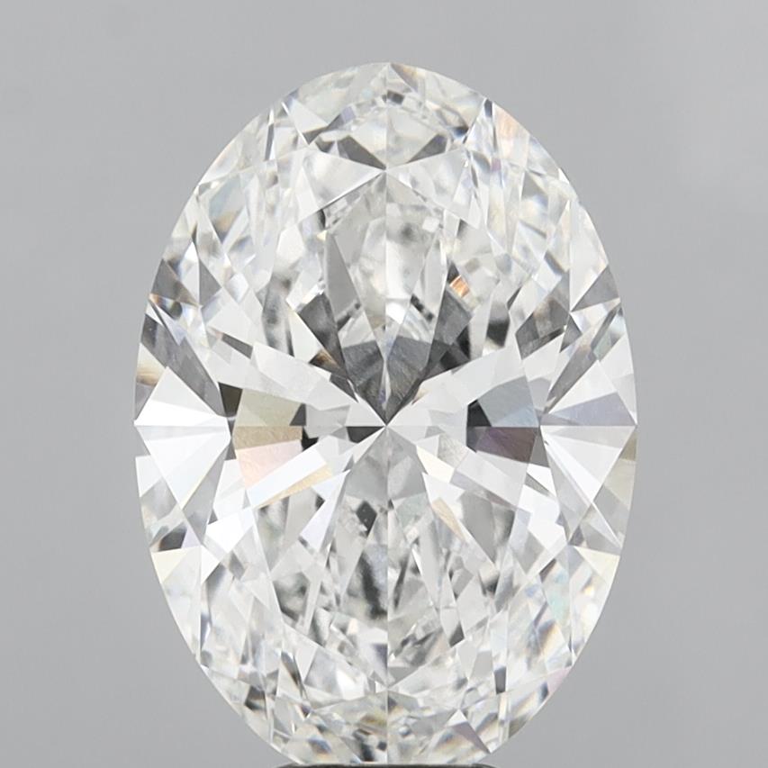 8.10 Carat Oval Shaped, Ideal Cut, F Color, VVS2 Clarity, IGI Certified Lab Grown Diamond