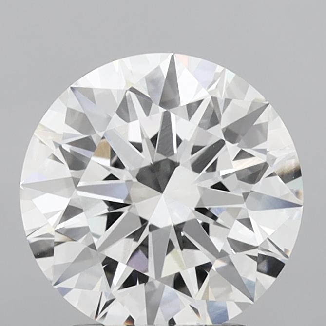 3.23 Carat Round Shaped, Ideal Cut, E Color, VVS2 Clarity, IGI Certified Lab Grown Diamond