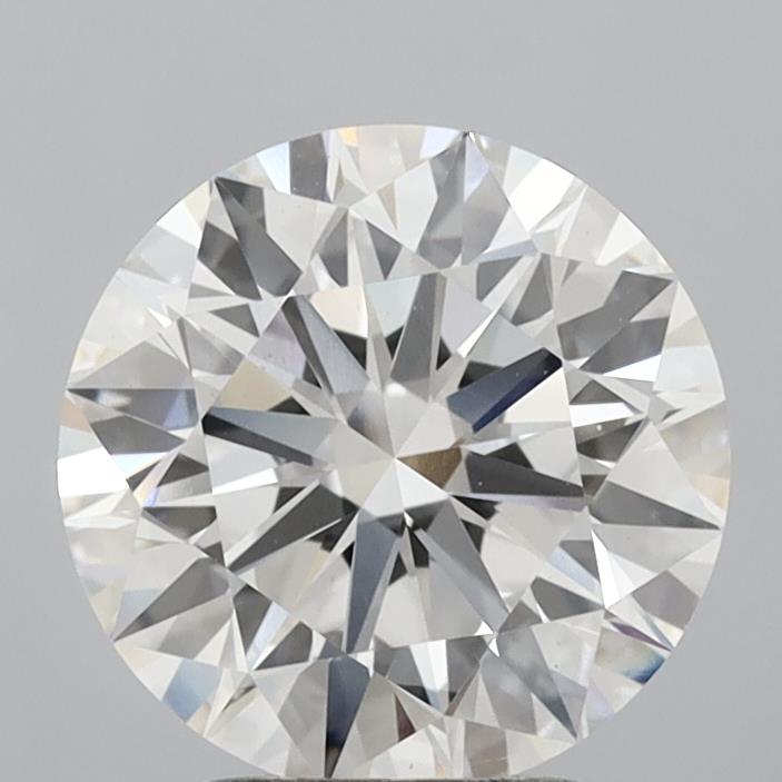 3.09 Carat Round Shaped, Ideal Cut, G Color, VVS2 Clarity, IGI Certified Lab Grown Diamond