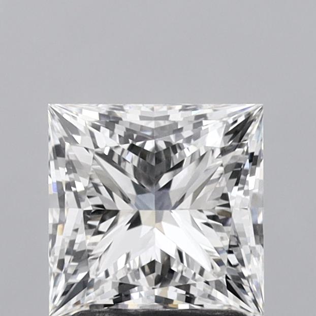 1.88 Carat Princess Shaped, Ideal Cut, E Color, VVS2 Clarity, IGI Certified Lab Grown Diamond