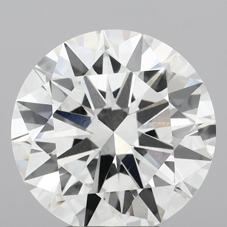 4.70 Carat Round Shaped, Excellent Cut, F Color, VS1 Clarity, IGI Certified Lab Grown Diamond