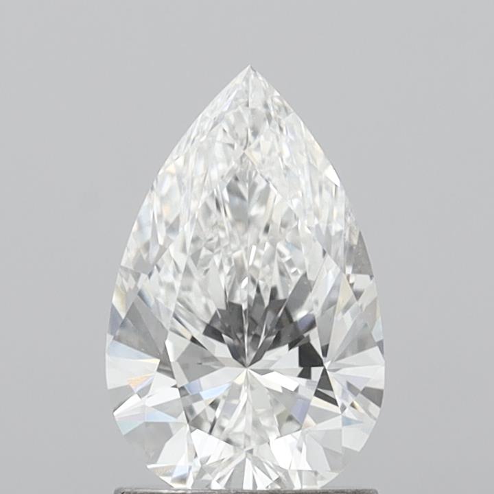 1.52 Carat Pear Shaped, Excellent Cut, D Color, VVS1 Clarity, IGI Certified Lab Grown Diamond