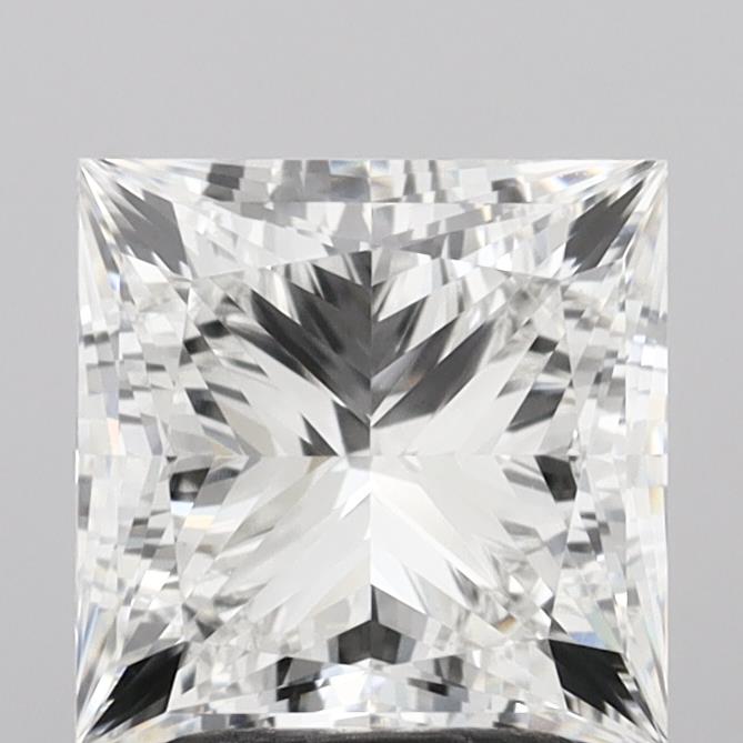 3.07 Carat Princess Shaped, Ideal Cut, E Color, VVS1 Clarity, IGI Certified Lab Grown Diamond
