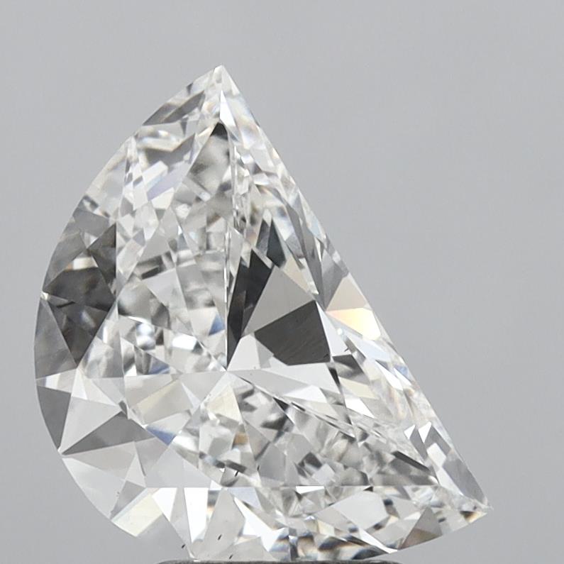 2.53 Carat Half Moon Shaped, Very Good Cut, F Color, VS1 Clarity, IGI Certified Lab Grown Diamond