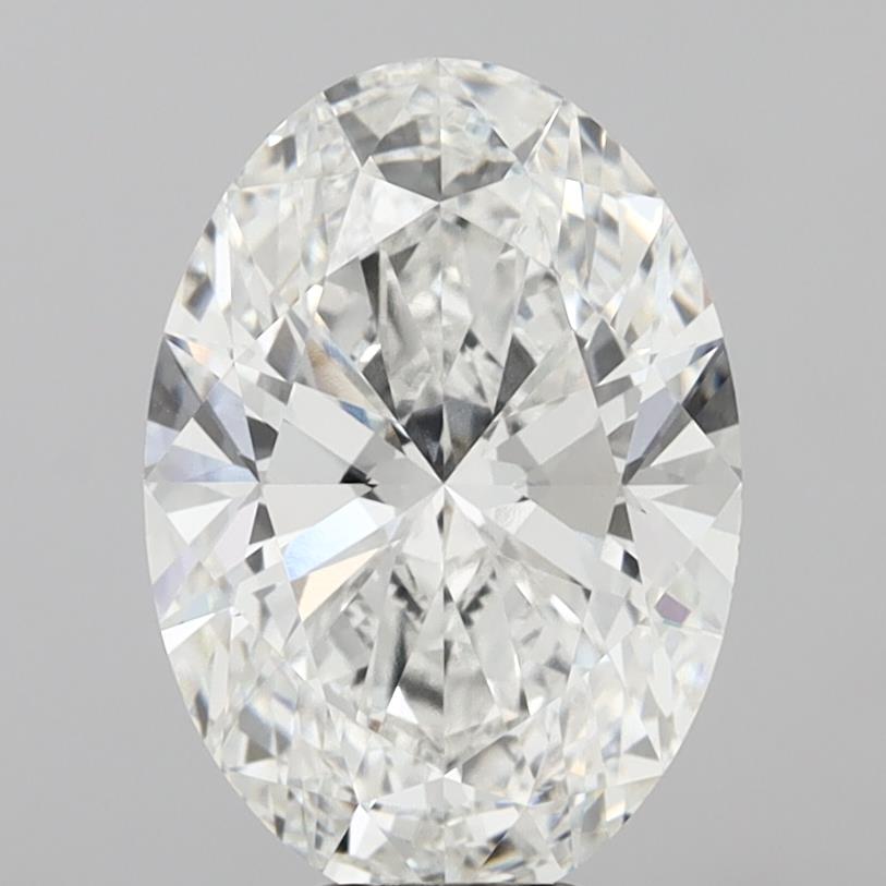 8.03 Carat Oval Shaped, Ideal Cut, E Color, VVS2 Clarity, IGI Certified Lab Grown Diamond