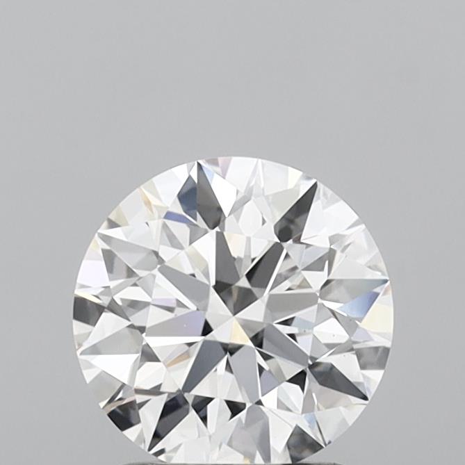 1.57 Carat Round Shaped, Ideal Cut, D Color, VS1 Clarity, IGI Certified Lab Grown Diamond