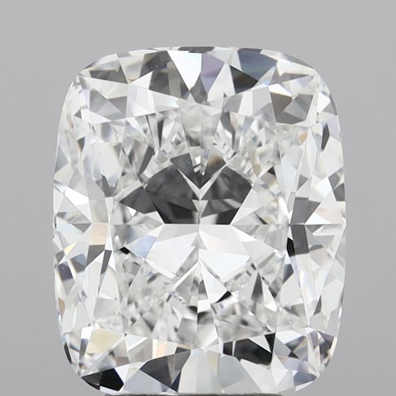5.23 Carat Cushion Shaped, Ideal Cut, E Color, VVS2 Clarity, IGI Certified Lab Grown Diamond