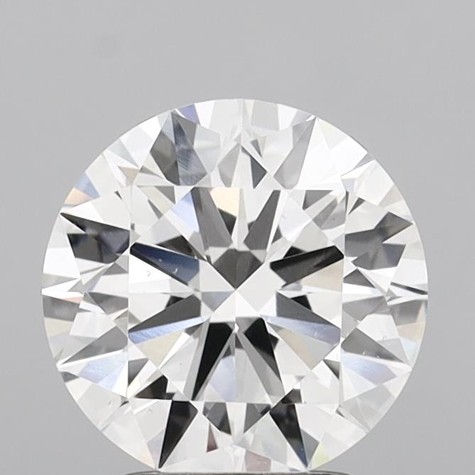 2.51 Carat Round Shaped, Ideal Cut, E Color, VS2 Clarity, IGI Certified Lab Grown Diamond