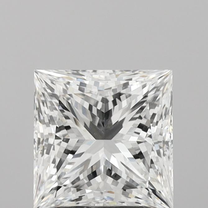 2.36 Carat Princess Shaped, Ideal Cut, D Color, VVS2 Clarity, IGI Certified Lab Grown Diamond