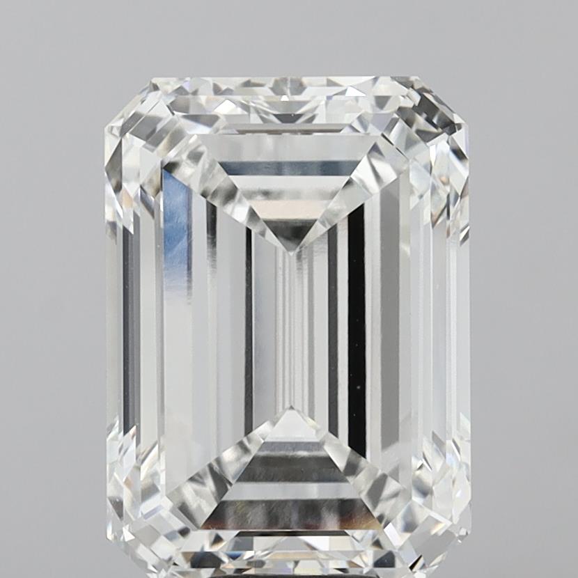 11.59 Carat Emerald Shaped, Ideal Cut, F Color, VVS1 Clarity, IGI Certified Lab Grown Diamond