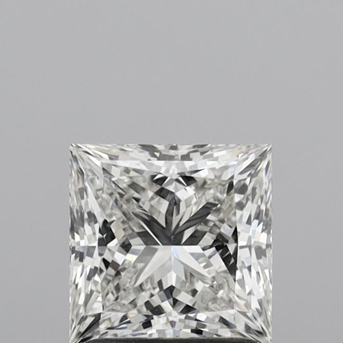 1.52 Carat Princess Shaped, Ideal Cut, G Color, VVS2 Clarity, IGI Certified Lab Grown Diamond