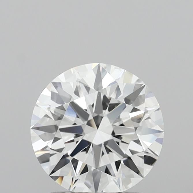 1.55 Carat Round Shaped, Ideal Cut, D Color, VS2 Clarity, IGI Certified Lab Grown Diamond