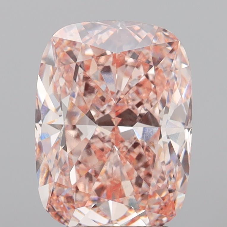 4.10 Carat Cushion Shaped, Ideal Cut, VVS2 Clarity, IGI Certified Lab Grown Diamond